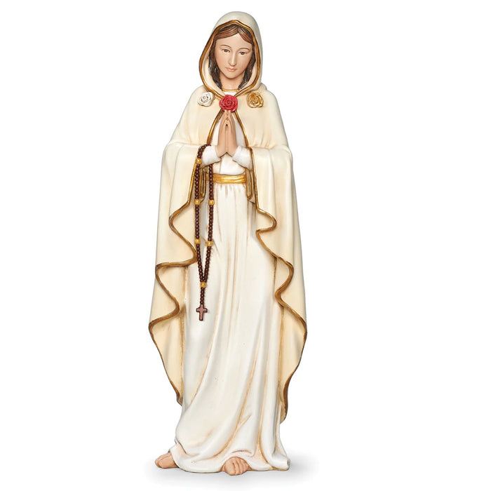 Mystical Rose Madonna Statue 10.25" Resin
