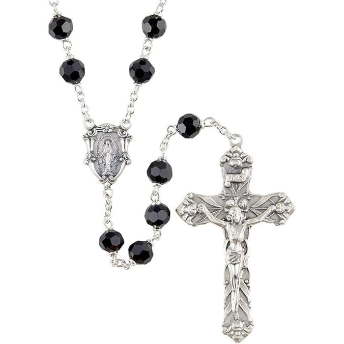 Loc-Link Vienna 8mm Rosary in Jet