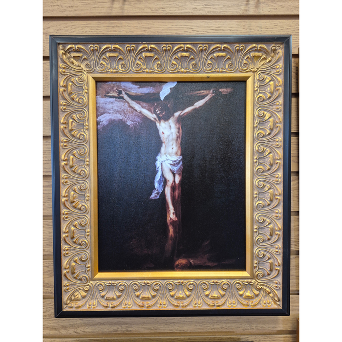 The Crucifixion by Bartolomeo Esteban Murillo Framed Canvas