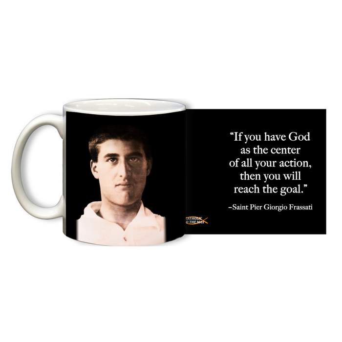 St Pier Giorgio Frassati Portrait Mug