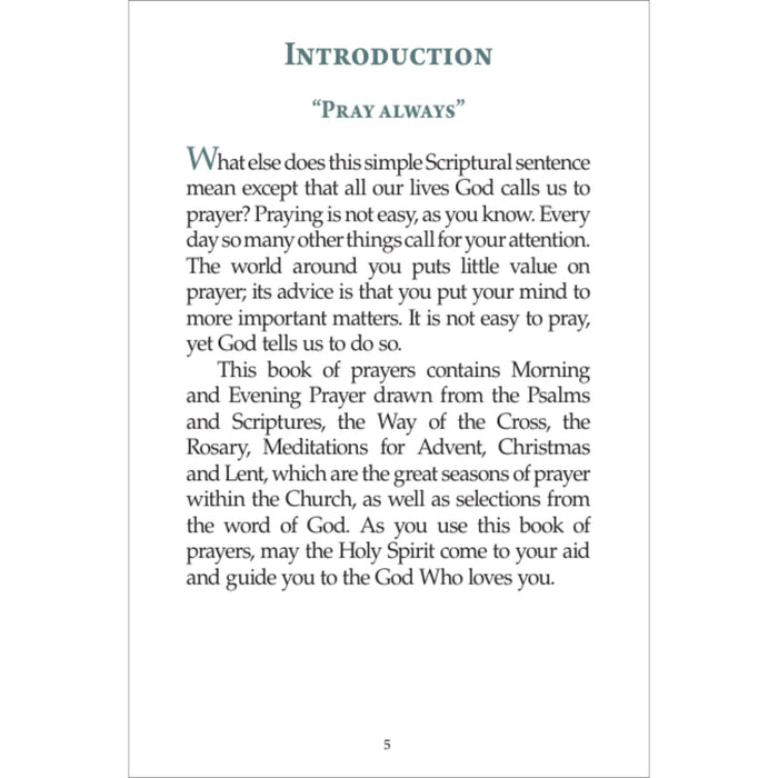 Morning And Evening Prayer
