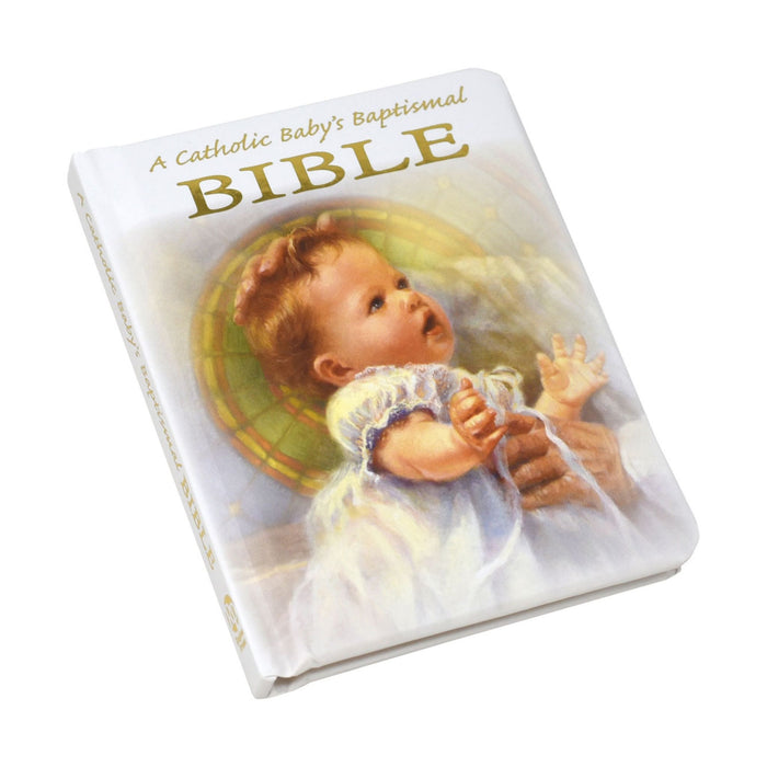 A Catholic Baby's Baptismal Bible