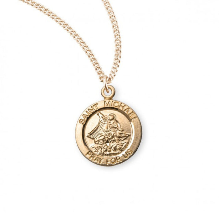 St Michael 16kt Gold Over Sterling 18" Chain
