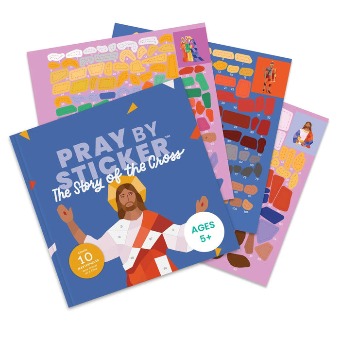 Pray by Sticker: Story of the Cross Sticker Book