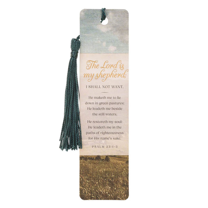 Psalm 23 Serene Pasture Bookmark with Tassel