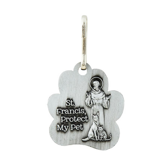 St Francis Paw Pet Medal