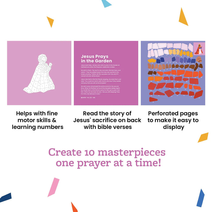 Pray by Sticker: Story of the Cross Sticker Book