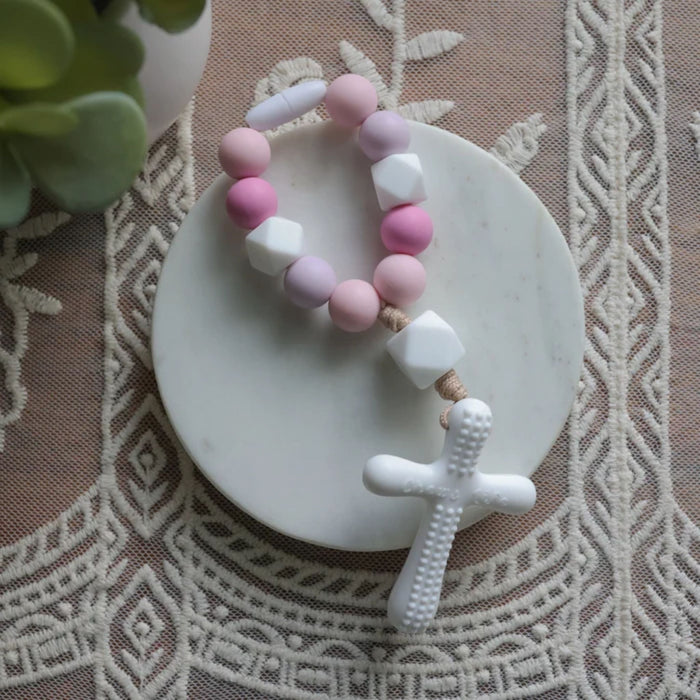 Baby One Decade Rosary Little Flower Silicone