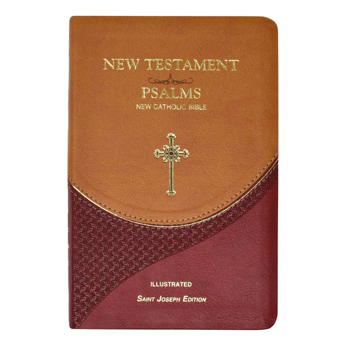 St. Joseph New Catholic Bible New Testament and Psalms Red/Tan