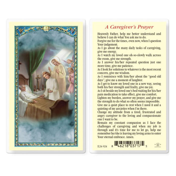Caregiver Prayer Holy Card