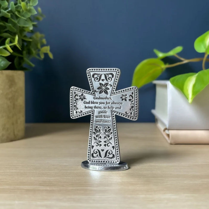 Godmother Standing Message Cross