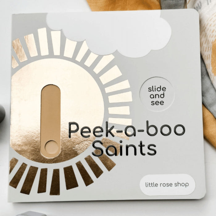 Peek-A-Boo Saints Board Book