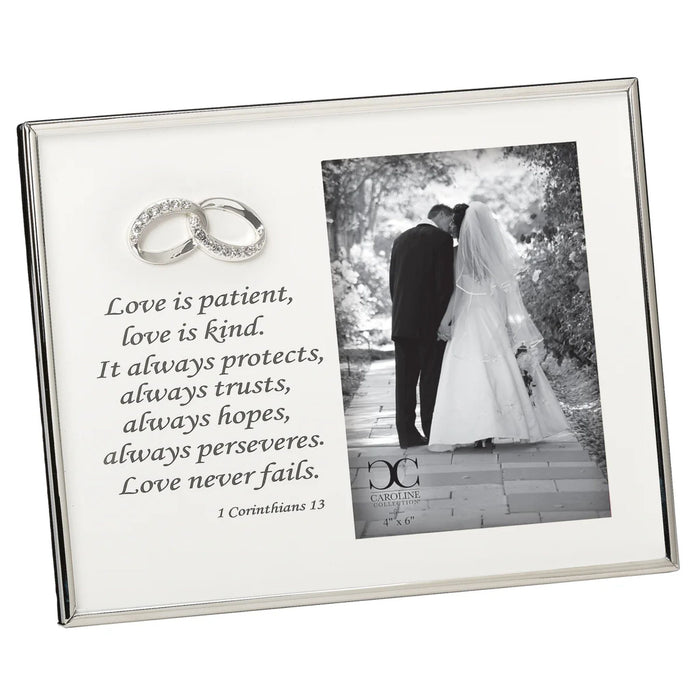 "Love Is Patient" Wedding Frame