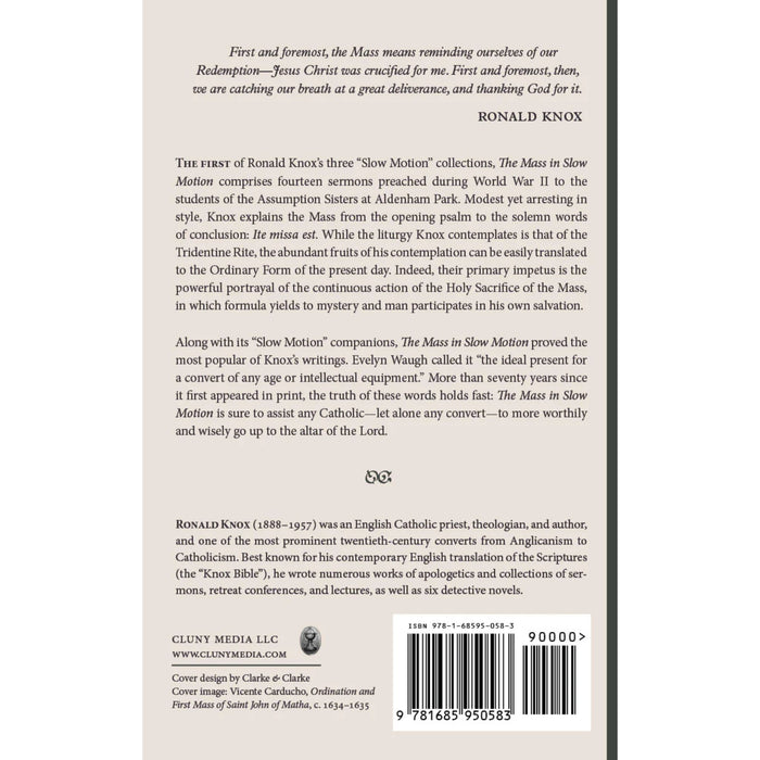 The Mass in Slow Motion By Ronald Knox