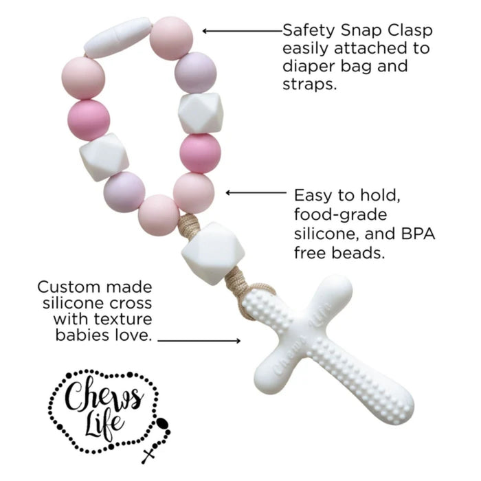 Baby One Decade Rosary Little Flower Silicone
