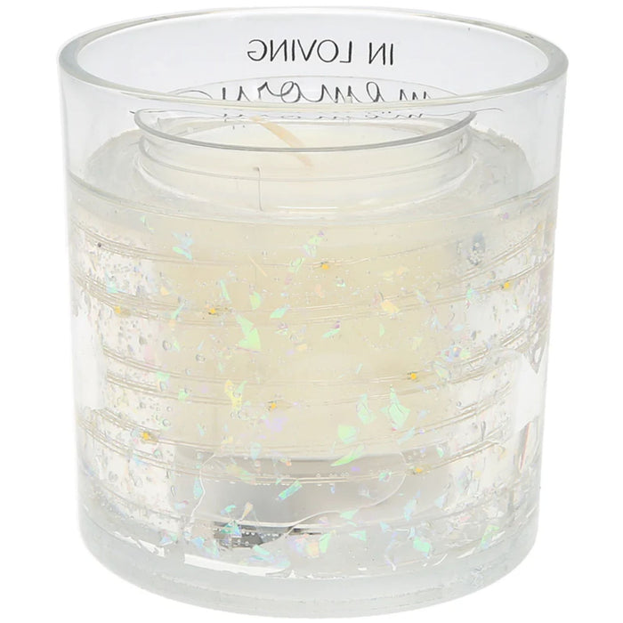Memory 5oz Refillable Soy Wax Candle with LED