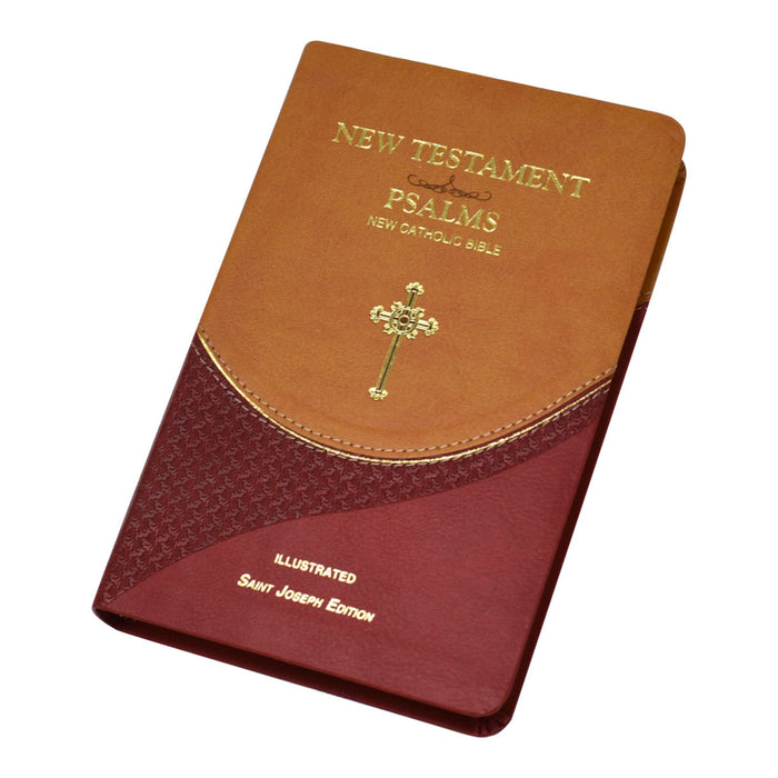 St. Joseph New Catholic Bible New Testament and Psalms Red/Tan