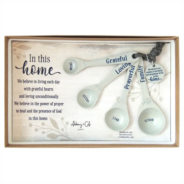 In This Home Measuring Spoons 4 Piece Set