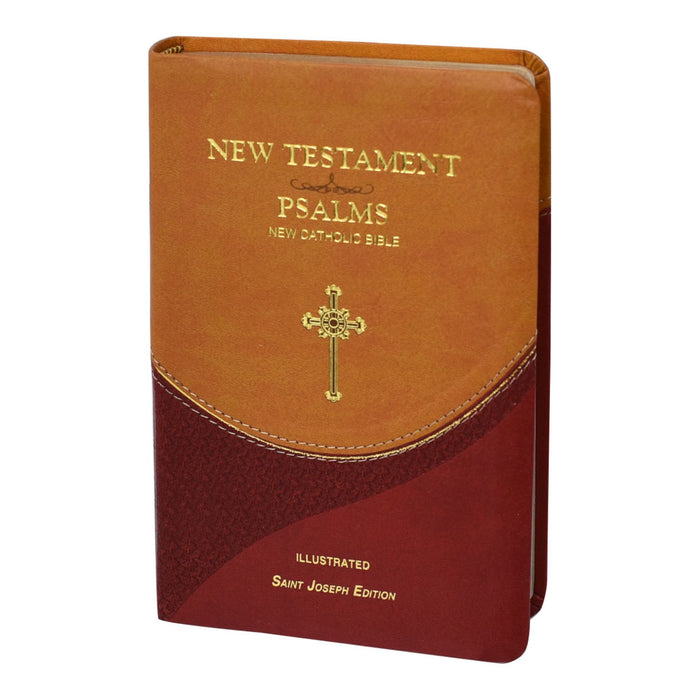St. Joseph New Catholic Bible New Testament and Psalms Red/Tan