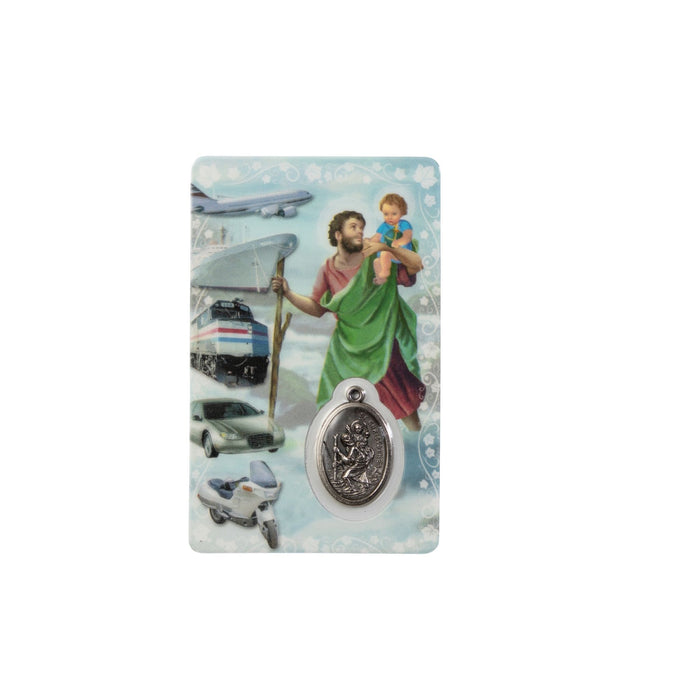 St Christopher Prayer Card