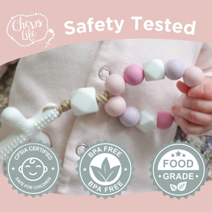 Baby One Decade Rosary Little Flower Silicone