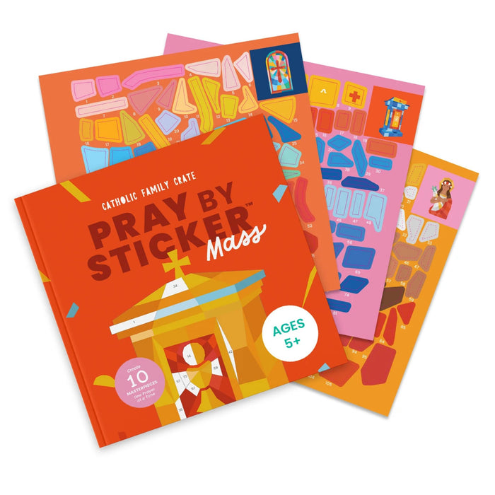 Pray By Sticker: Mass Sticker Book