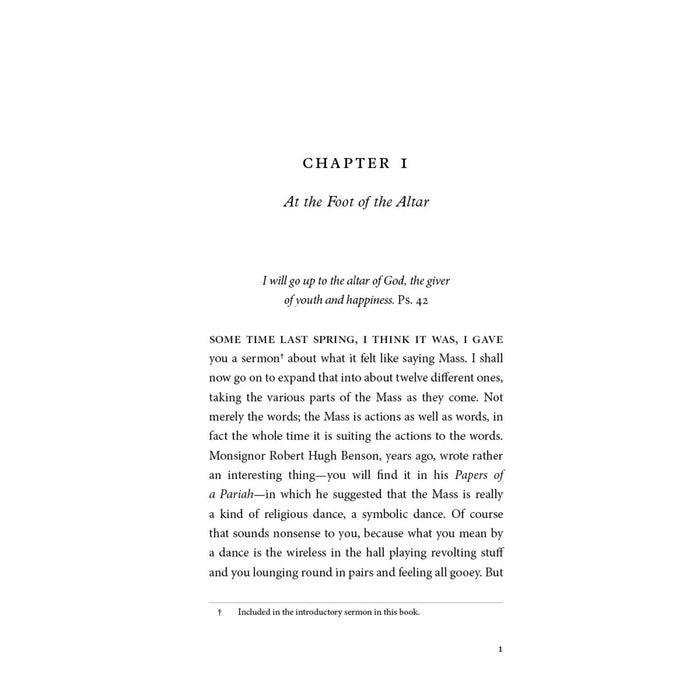 The Mass in Slow Motion By Ronald Knox