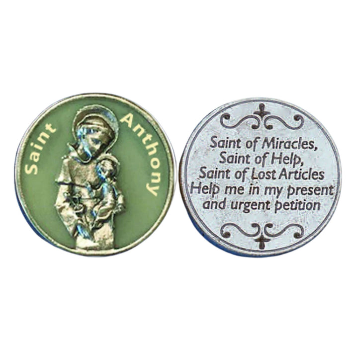 St Anthony Glow in the Dark Token