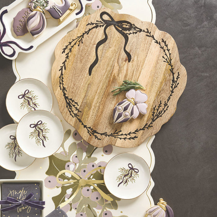 Engraved Wreath Wood Board