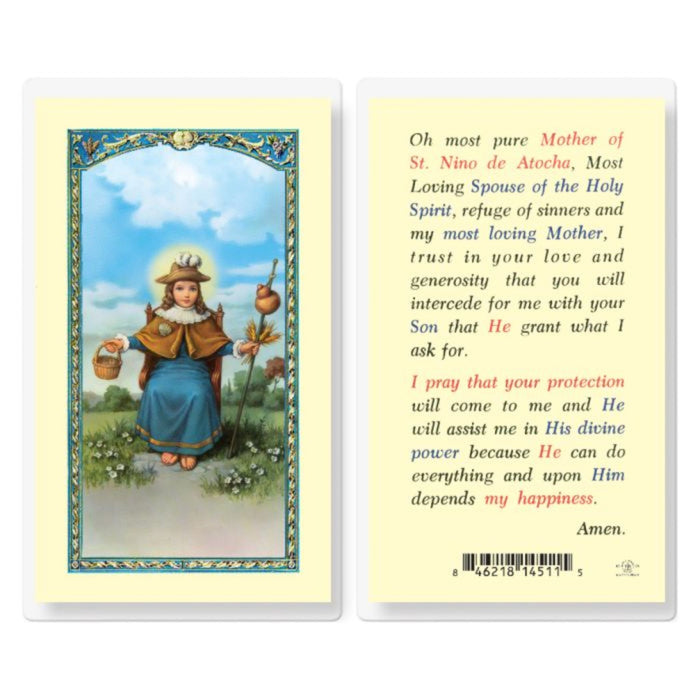 Saint Nino of Atocha Holy Card