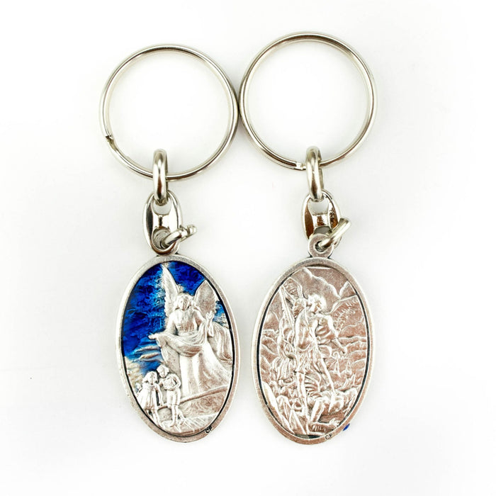 Keychain St. Michael / Guardian Angel