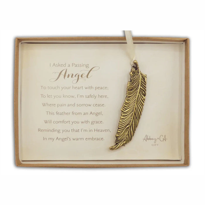 Memorial Ornament Angel Feather Ornament
