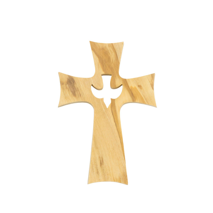 Cross Holy Spirit Cut-Out 5" Olive Wood