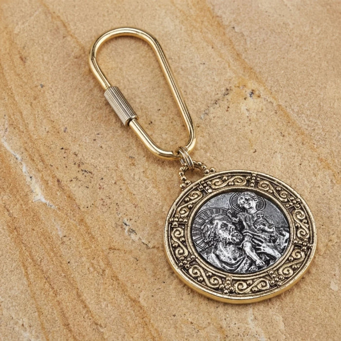 Key Chain St Christopher Carabiner