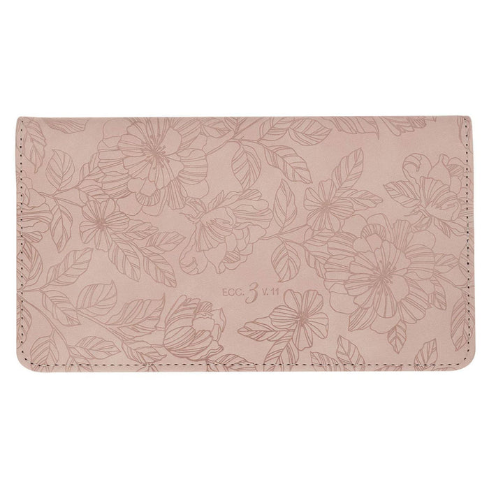Checkbook "Everything Beautiful" Blush Floral