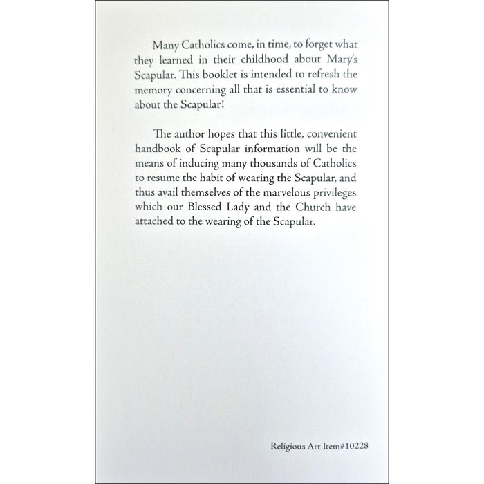 Scapular Facts: History & Essential Facts