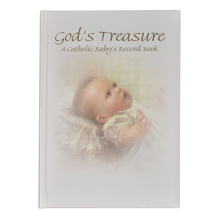 God's Treasure: Catholic Baby Record Book
