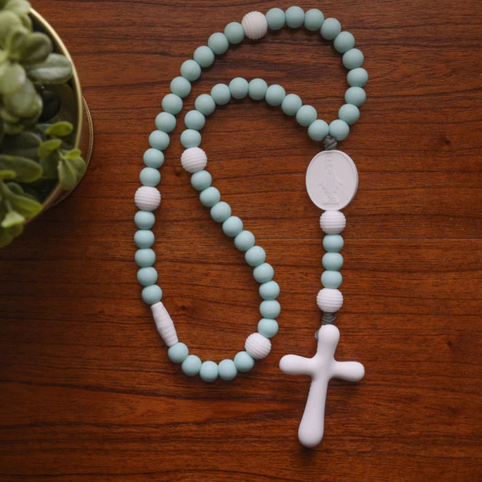 Baby Rosary John the Baptist Blue
