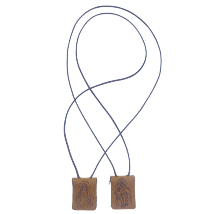 Scapular Genuine Leather on Cord
