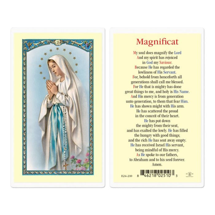 Magnificat Holy Card