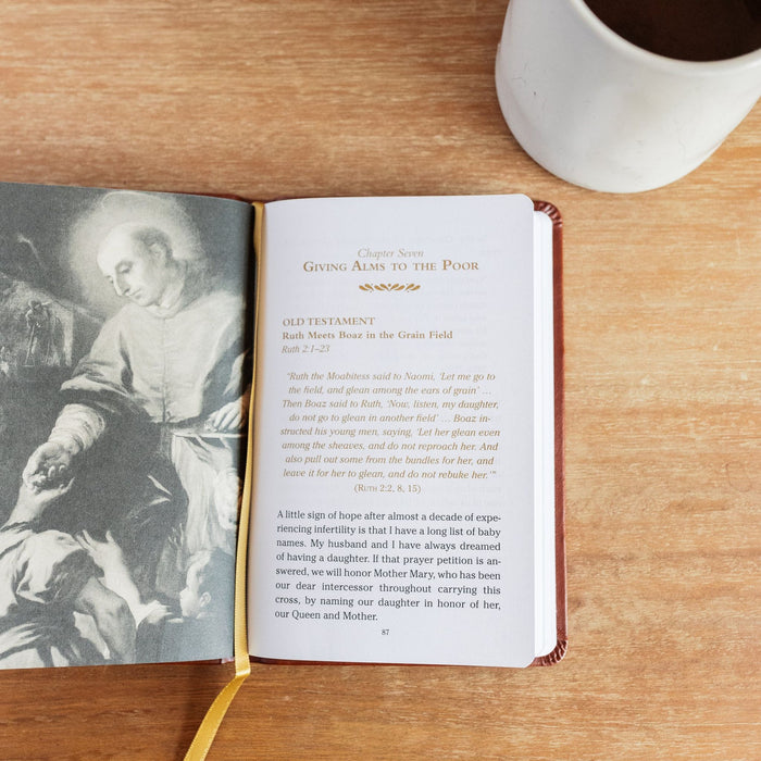 Pocket Guide to the Works of Mercy in Leather