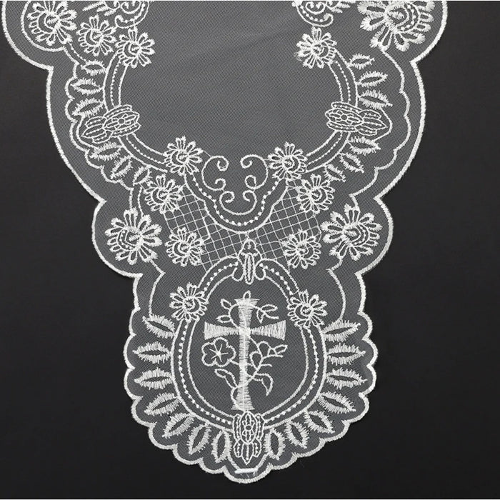 White Cross and Crown Chapel Veil