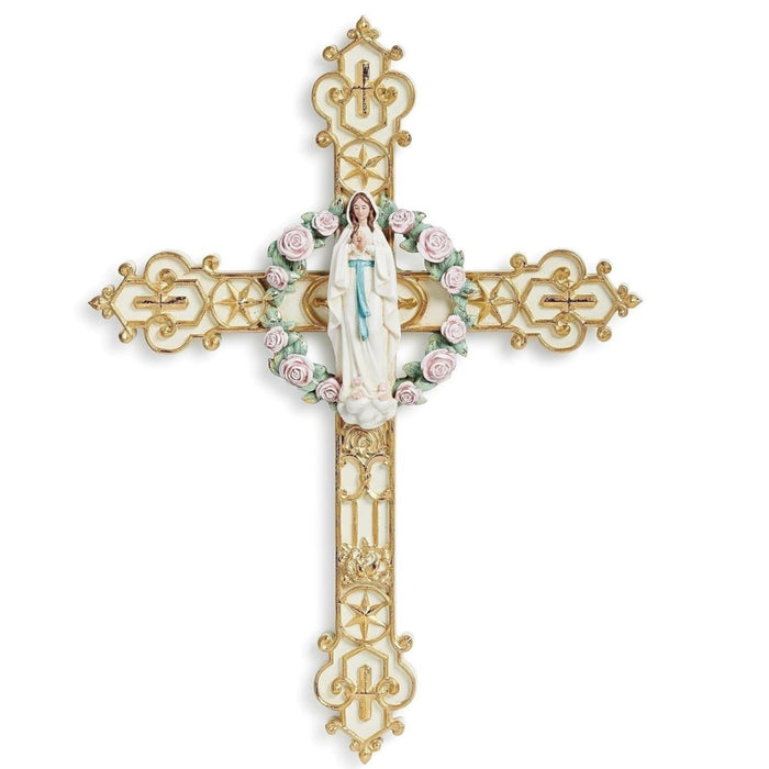 Our Lady of Lourdes Wall Cross