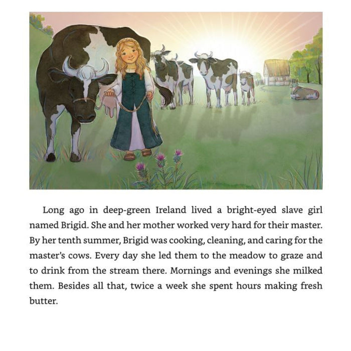 Brigid and the Butter: A Legend of St Brigid of Ireland by Pamela Love