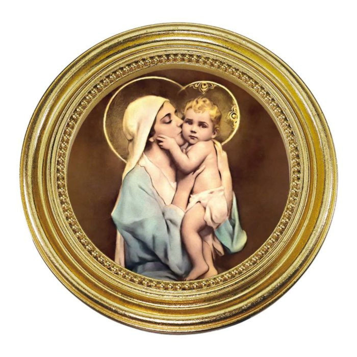 Chambers: Queen of Mothers 5.25" Round Gold-Leaf Frame