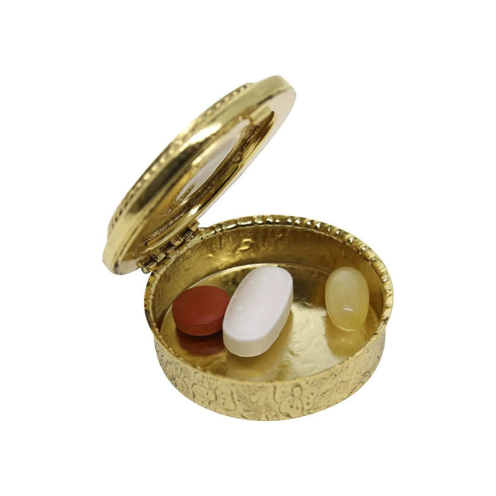 Two Tone Cherub Pill Box