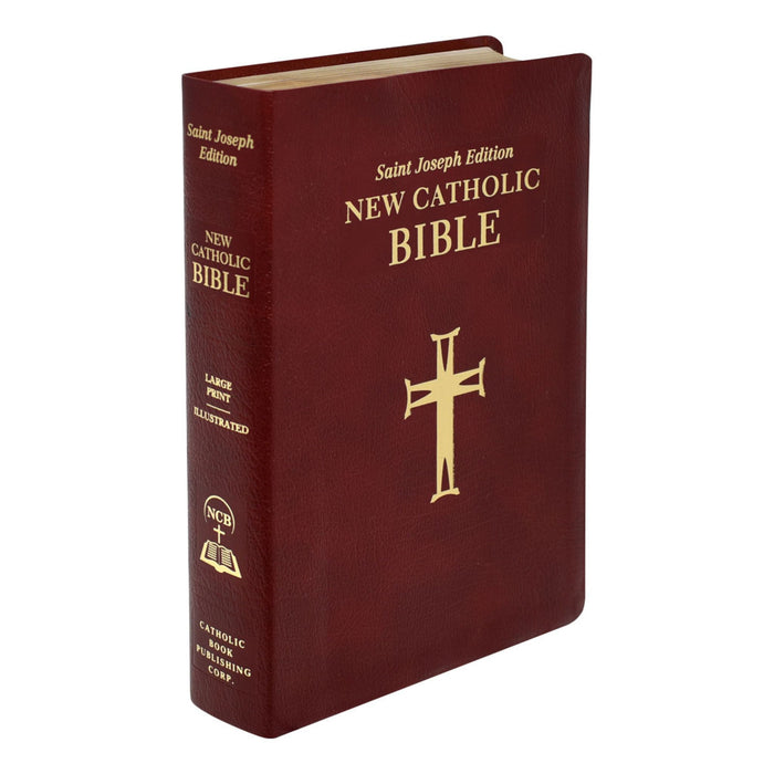 St. Joseph New Catholic Bible in Burgundy (Gift Edition - Large Type)