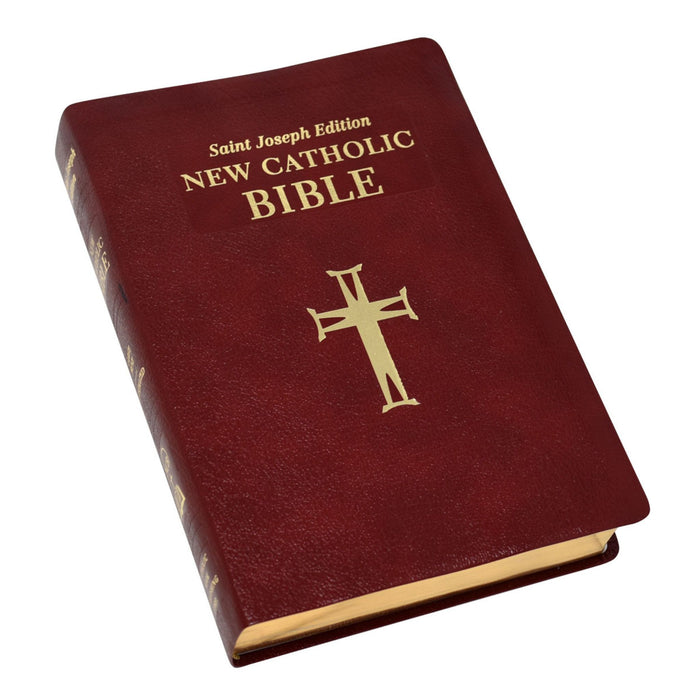 St. Joseph New Catholic Bible in Burgundy (Gift Edition - Large Type)