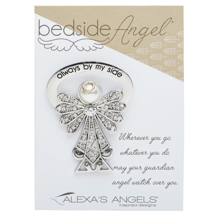 Crystal Bedside Angel 2.5" Metal