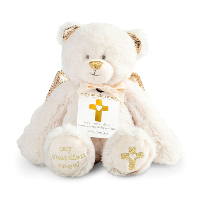Plush Guardian Angel Bear